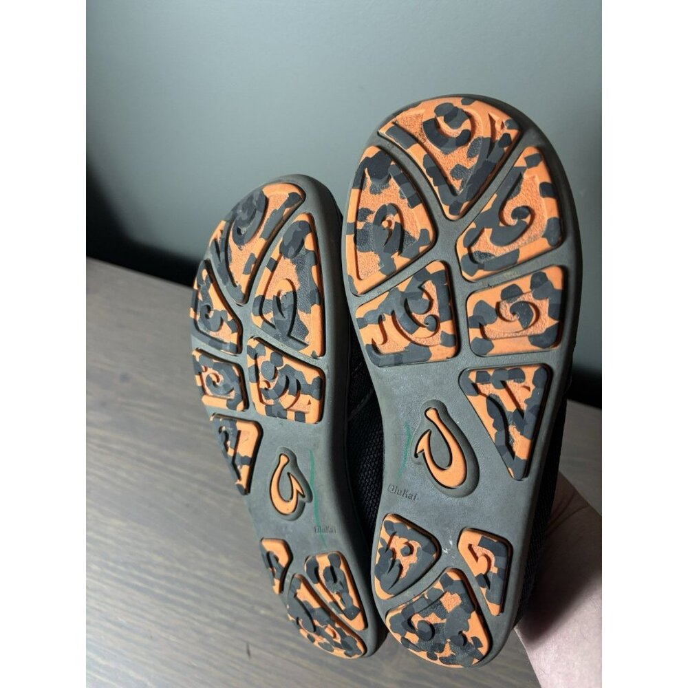 Olukai Kids Nohea Mesh Boys B Dark Shadow/Blaze Size B5 - Picture 6 of 8